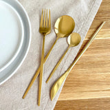 Brinelle | Luxury Gold Cutlery Set 24 Piece Stainless Steel Flatware