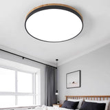 Lunara | Modern Wooden LED Ceiling Light in Natural Warm Tones