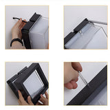 Nave | Modern Black Flush Mount Ceiling Light with IP65 Protection for Porch, Patio and Garage
