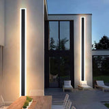 Solvara | Minimalist Black Exterior Wall Light with Integrated LED and Weatherproof IP65 Design