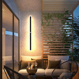 Solvara | Minimalist Black Exterior Wall Light with Integrated LED and Weatherproof IP65 Design