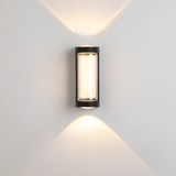 Vaselle | Nordic Up Down LED Outdoor Wall Light with Frosted Acrylic and IP65 Waterproof Aluminium Design
