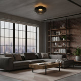 Vessaya | Modern Layered Glass Ceiling Light for Bedrooms & Living Rooms