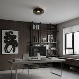 Vessaya | Modern Layered Glass Ceiling Light for Bedrooms & Living Rooms