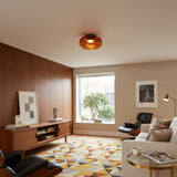 Vessaya | Modern Layered Glass Ceiling Light for Bedrooms & Living Rooms