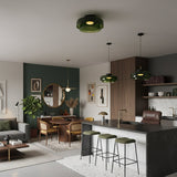 Vessaya | Modern Layered Glass Ceiling Light for Bedrooms & Living Rooms