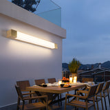 Eru | Linear Outdoor Wall Light with IP65 Rating in Three Lengths for Garden, Patio and Entrance
