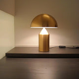 Nuvella | Geometric Steel Table Light with Double Globe Design for Contemporary Interiors