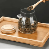Orvane | Glass Storage Jar with Bamboo Lid Airtight Kitchen Container
