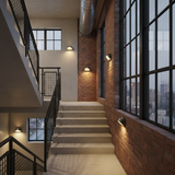 Velissa | Nautical Bulkhead Outdoor Wall Light with Aluminium Body and Opaque Glass Diffuser