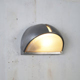 Velissa | Nautical Bulkhead Outdoor Wall Light with Aluminium Body and Opaque Glass Diffuser