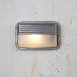 Velissa | Nautical Bulkhead Outdoor Wall Light with Aluminium Body and Opaque Glass Diffuser