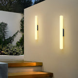 Omi | Linear LED Outdoor Wall Light with IP65 Rating in Six Lengths for Garden, Patio and Entryway