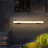 Omi | Linear LED Outdoor Wall Light with IP65 Rating in Six Lengths for Garden, Patio and Entryway