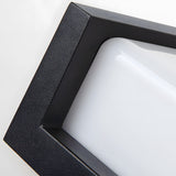 Liro | Modern Black Aluminium Outdoor Wall Light with IP65 Rating in Two Sizes for Garden and Patio