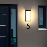 Liro | Modern Black Aluminium Outdoor Wall Light with IP65 Rating in Two Sizes for Garden and Patio