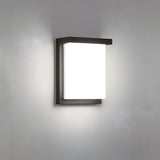 Liro | Modern Black Aluminium Outdoor Wall Light with IP65 Rating in Two Sizes for Garden and Patio