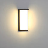 Liro | Modern Black Aluminium Outdoor Wall Light with IP65 Rating in Two Sizes for Garden and Patio