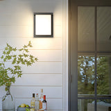 Liro | Modern Black Aluminium Outdoor Wall Light with IP65 Rating in Two Sizes for Garden and Patio
