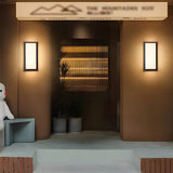 Liro | Modern Black Aluminium Outdoor Wall Light with IP65 Rating in Two Sizes for Garden and Patio
