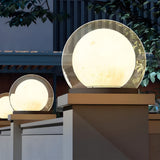 Bero | Stainless Steel Globe Fence and Pillar Lamp with E27 Fitting and IP65 for Garden and Patio