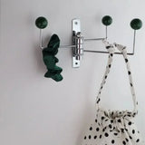 Dralyn | Modern Wall Hook Rack with Rounded Design for Entryway, Bedroom and Home Organisation