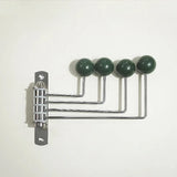 Dralyn | Modern Wall Hook Rack with Rounded Design for Entryway, Bedroom and Home Organisation
