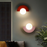 Elmara | Scandinavian Half Moon Wall Light with Integrated LED and Minimalist Nordic Design