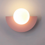 Elmara | Scandinavian Half Moon Wall Light with Integrated LED and Minimalist Nordic Design