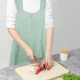 Beltoz | Cotton Linen Apron Dress Cross Back Kitchen Apron with Pockets for Cooking and Everyday Use