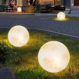 Eroa | Decorative Moon Sphere Garden Lamp with Warm LED Glow for Pathway, Garden and Balcony Use