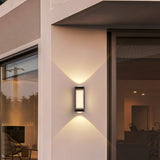 Vaselle | Nordic Up Down LED Outdoor Wall Light with Frosted Acrylic and IP65 Waterproof Aluminium Design