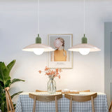 Velorae | Bauhaus Nordic Pendant Light in Macaron Colours for Dining and Kitchen Lighting