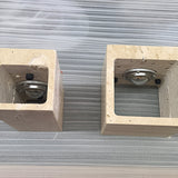 Orelina | Travertine Stone Outdoor Wall Light with Warm 3000K LED and Waterproof IP65 Exterior Design