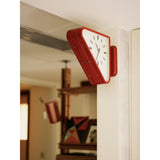 Delorien | Two-Sided Metal Wall Clock with Silent Movement in Five Colours for Living Room and Hallway