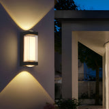 Vaselle | Nordic Up Down LED Outdoor Wall Light with Frosted Acrylic and IP65 Waterproof Aluminium Design