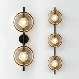Noreva | Sculptural Glass Wall Light with Integrated LED for Modern Interior Lighting