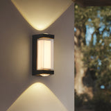 Vaselle | Nordic Up Down LED Outdoor Wall Light with Frosted Acrylic and IP65 Waterproof Aluminium Design