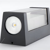 Vaselle | Nordic Up Down LED Outdoor Wall Light with Frosted Acrylic and IP65 Waterproof Aluminium Design