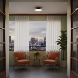 Eliorae | Retro Dome Ceiling Light in Green & Brown for Modern Interiors