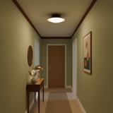 Eliorae | Retro Dome Ceiling Light in Green & Brown for Modern Interiors