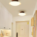 Eliorae | Retro Dome Ceiling Light in Green & Brown for Modern Interiors