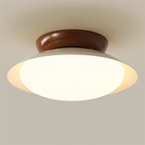 Eliorae | Retro Dome Ceiling Light in Green & Brown for Modern Interiors