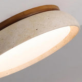 Luvia | Travertine Stone Ceiling Light with Soft Warm Glow