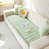 Velori | Plush Sofa Cover with Anti-Slip Design and Soft Flannel Fabric Protector