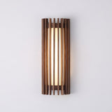 Soreon | Luxury Wooden Wall Lamp Modern LED Wall Light with Walnut Finish for Living Room, Bedroom and Dining Room
