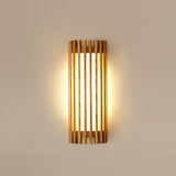 Soreon | Luxury Wooden Wall Lamp Modern LED Wall Light with Walnut Finish for Living Room, Bedroom and Dining Room