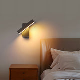 Halven | IP65 Hardwired Outdoor Wall Light in Aluminium with Warm White LED, Wall Switch or Motion Sensor