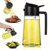 Vozan | 2 in 1 Oil Dispenser and Spray Bottle 470ml for Cooking