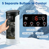 3-in-1 Portable Air Cooler Fan with Humidifier & LED Night Light